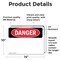Signmission 14 in W, 10 in H, Vinyl Decal OS-2PACK-DS-D-1014-L-2562 - alternate 2